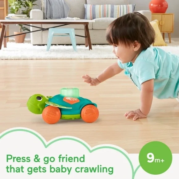 Fisher-Price Linkimals Sit-to-Crawl Sea Turtle Musical Toy - Picture 2 of 5